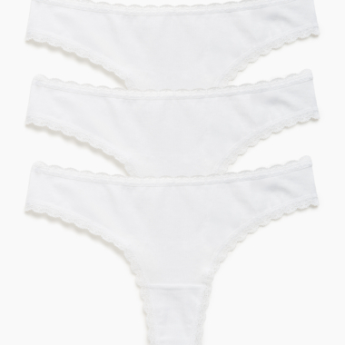 Pack x3 colales algodón Ele Blanca