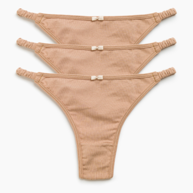 Pack x3 colales Mica Nude