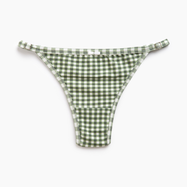 Anita Colales Bombacha Algodón Cuadrille Verde