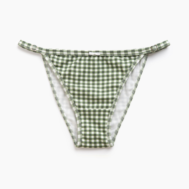 Anita Vedetina Bombacha Algodón Cuadrille Verde